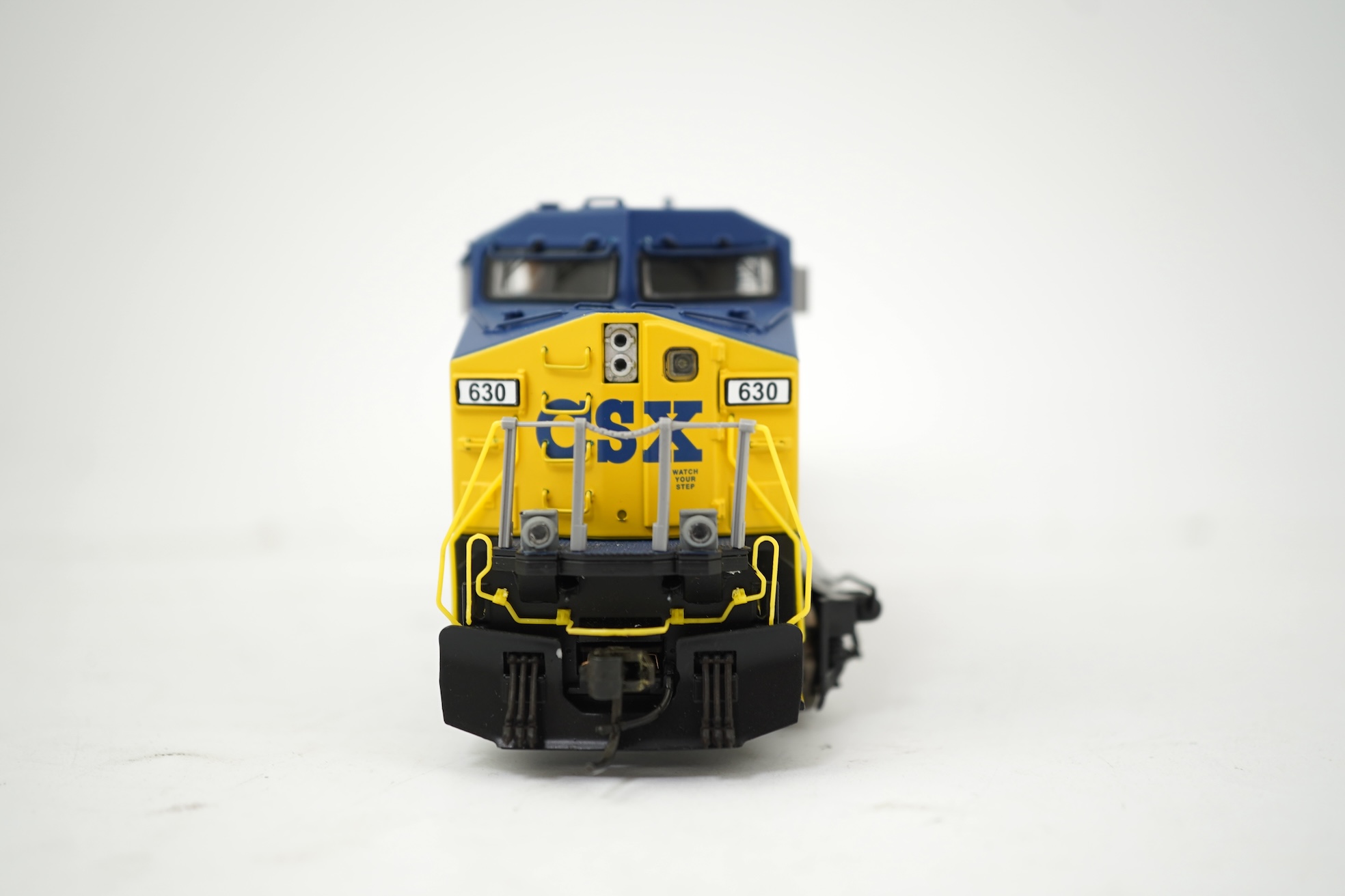 A boxed HO gauge Broadway Limited Paragon 2 Series (2294) model of CSX GE AC6000, 630, Co-Co diesel locomotive, powered for two rail operation.